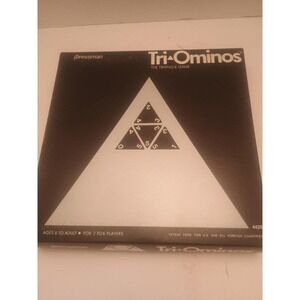 Vintage Tri-ominos Board Game